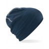 Winter hat - mod. B366:French Navy, 95% cotton / 5% elastane, White, One Size